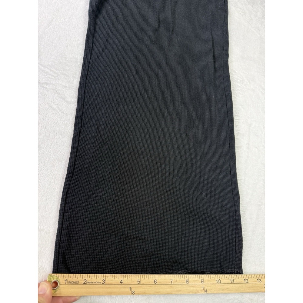 Pact Daily Twill Women's Pants Large Wide Leg Black 100% Organic Cotton Soft - Picture 8 of 9